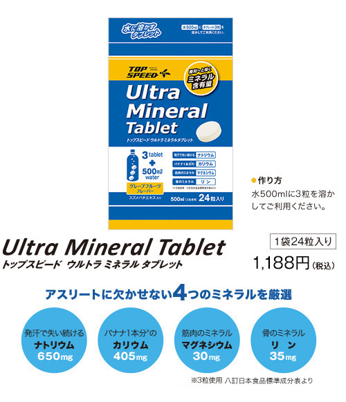 Ultra Mineral Tabletの商品概要